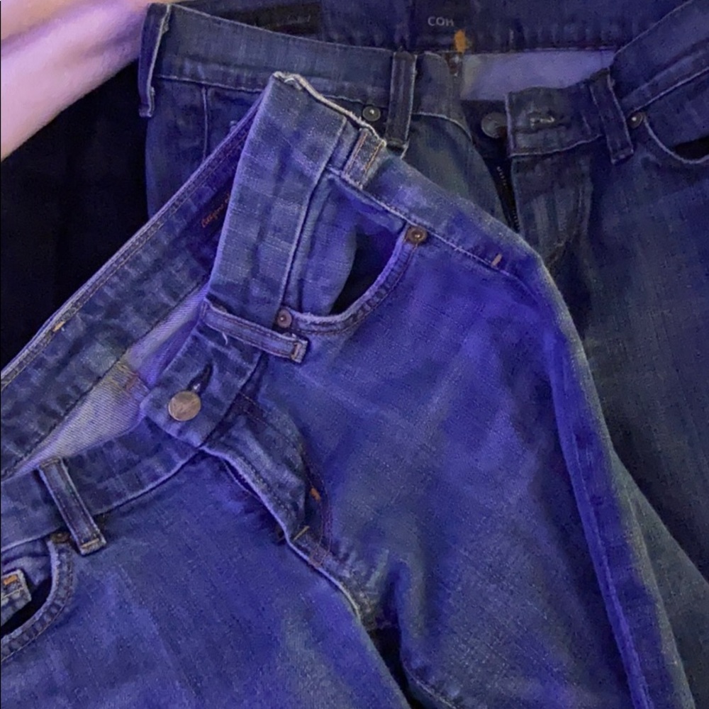 Citizens of Humanity low waist boot cut jeans